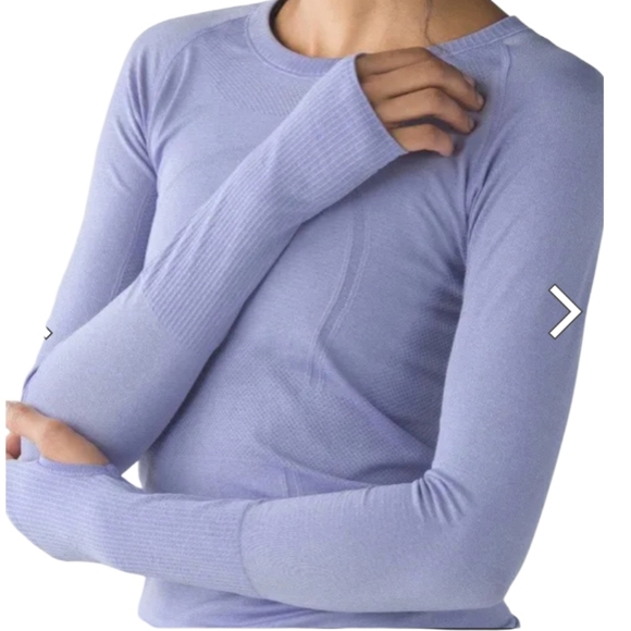 Lululemon lavender Swiftly Tech Long Sleeve Top Size 4 - Picture 1 of 9